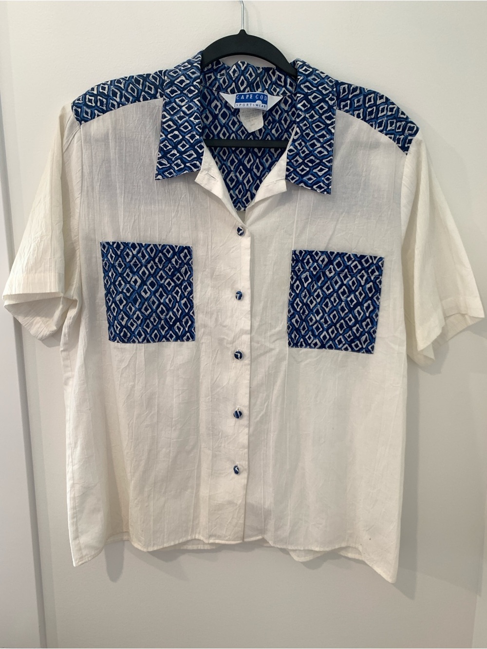 Cape Cod Sportswear short sleeve button down